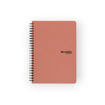 Picture of NOTEBOOK A5 METALLIC COPPER SOFTCOVER SPIRAL